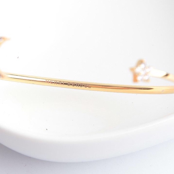 HENRI BENDEL Luxe Chic Moon Wire Cuff Bracelet - Picture 4 of 8